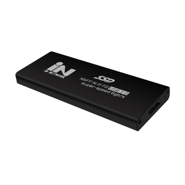 선호도 높은 인네트워크 USB3.0 NGFF M.2 SSD 외장하드 케이스 IN-SSDM2BK 블랙 추천합니다