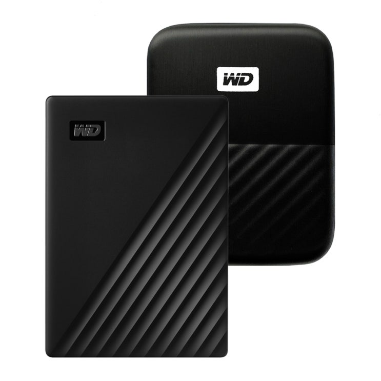 요즘 인기있는 WD My Passport 휴대용 외장하드 + 파우치, 5TB, 블랙 좋아요