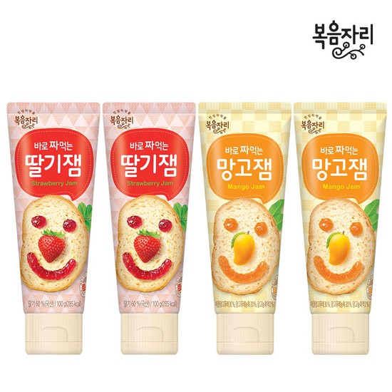 최근 많이 팔린 복음자리 짜먹는 과일잼 100g 딸기잼 2개+망고잼 2개, 없음, 상세설명 참조 추천합니다 최근 많이 팔린 복음자리 짜먹는 과일잼 100g 딸기잼 2개+망고잼 2개, 없음, 상세설명 참조 추천합니다