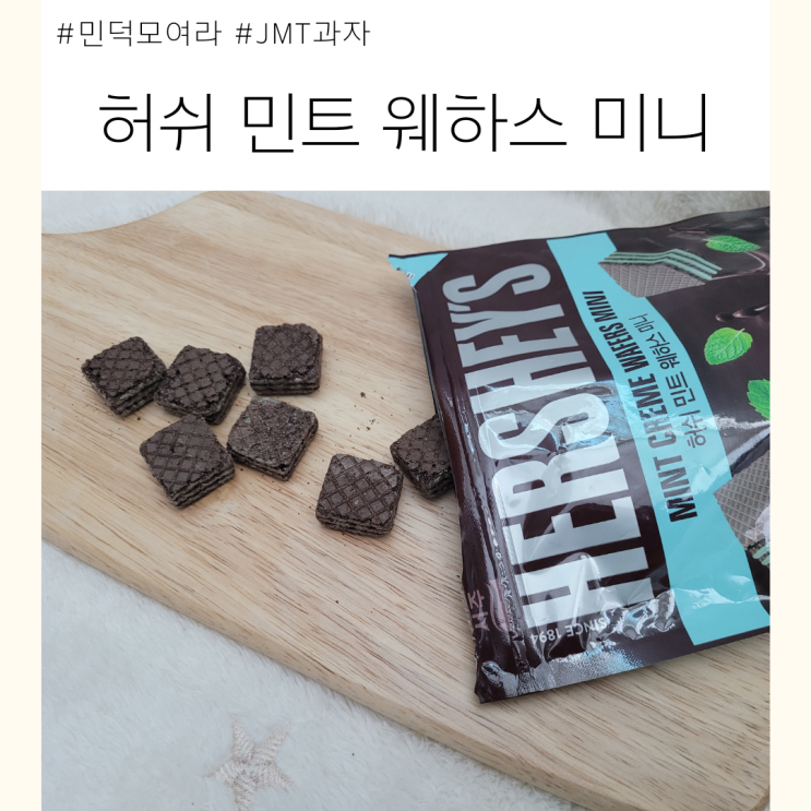  민초단 최애 초코 과자 허쉬 민트 웨하스 추천