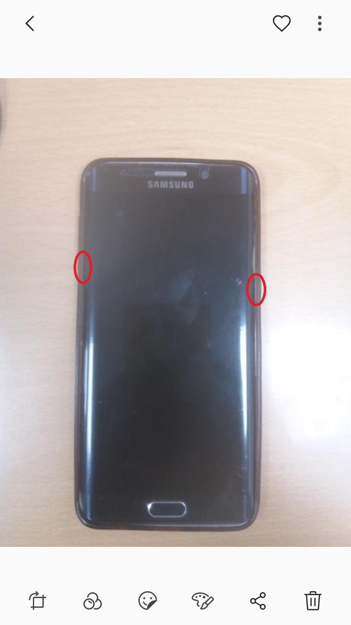  갤럭시 S6  터치 동작 안될때 처리방법