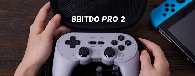 신형 게임 패드 8BitDo Pro2 첫날 오픈박스 및 후기 (윈도, 맥, 스마트폰, 스위치)