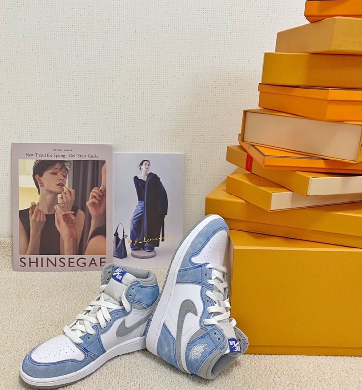  나이키 조던 1 레트로 하이 하이퍼 로얄 (NIKE JORDAN 1 Hyper Royal) 드로우 당첨 코디
