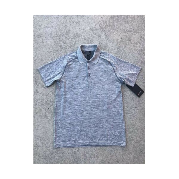당신만 모르는 179316 룰루레몬 메탈 Vent Tech Polo 남자 셔츠 컬러 그레이 / 화이트 w / Tags 088 ···