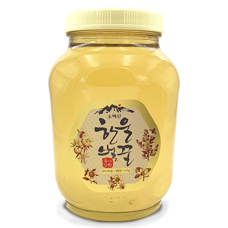 핵가성비 좋은 소백산 한울벌꿀 국내산 아카시아꿀 2.4kg, 1개, 기본포장 2.4kg 추천해요 핵가성비 좋은 소백산 한울벌꿀 국내산 아카시아꿀 2.4kg, 1개, 기본포장 2.4kg 추천해요