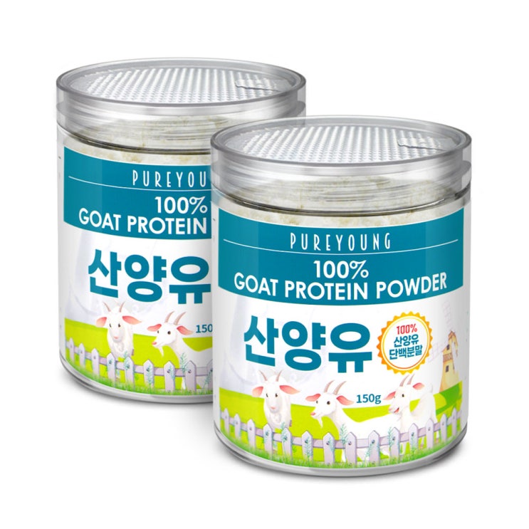 많이 찾는 퓨어영 산양유 단백질 분말, 150g, 2개 추천해요