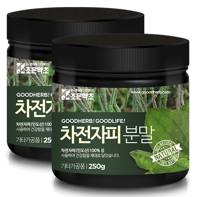 많이 팔린 조은약초 차전자피분말, 250g, 2개 추천해요