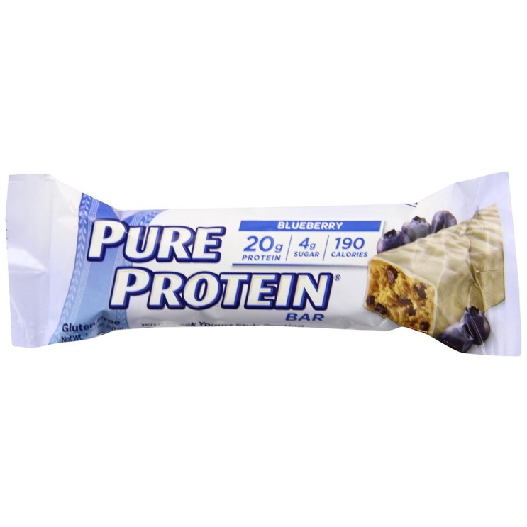 많이 팔린 Pure Protein Bars Blueberry Greek Yogurt 퓨어프로틴 바 블루베리 그릭 요거트 1.76oz(50g) 6개, 50g 추천합니다