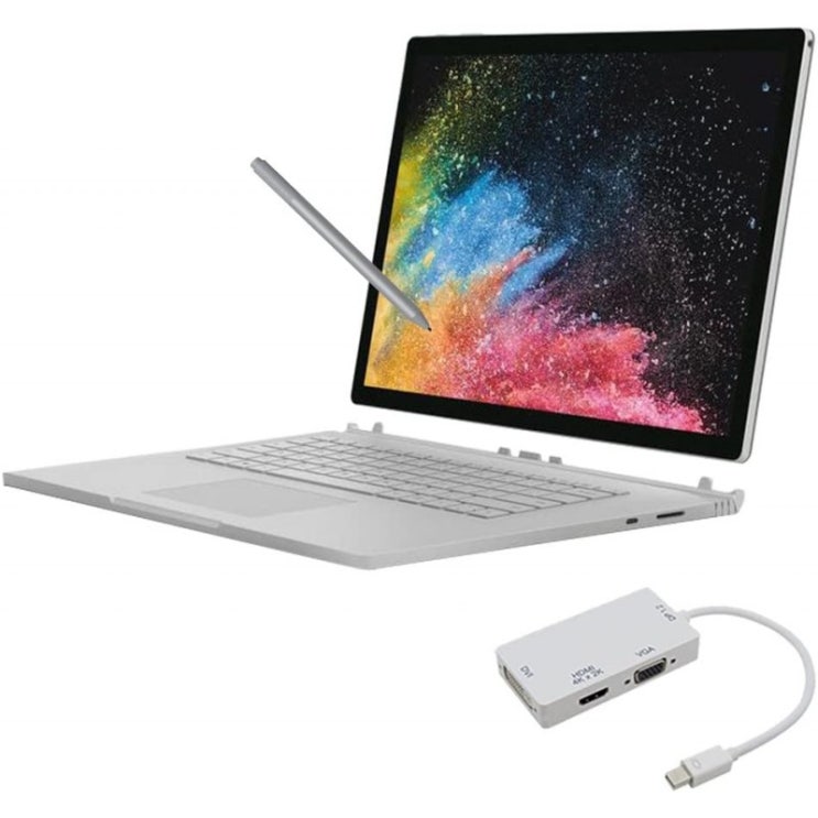 많이 찾는 Microsoft Surface Book 2 15-Inch 256GB i7 2-In-1 Laptop Bundle (16GB RAM Detachable Touchscree