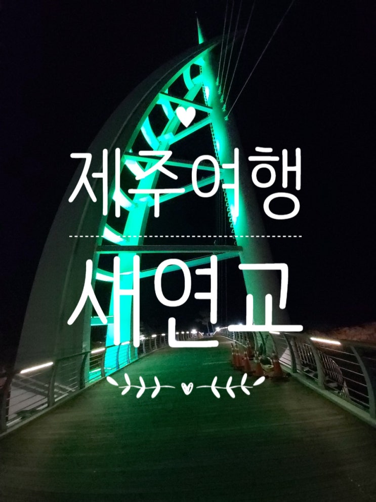  제주 여행 / 서귀포 산책하기 좋은 새연교