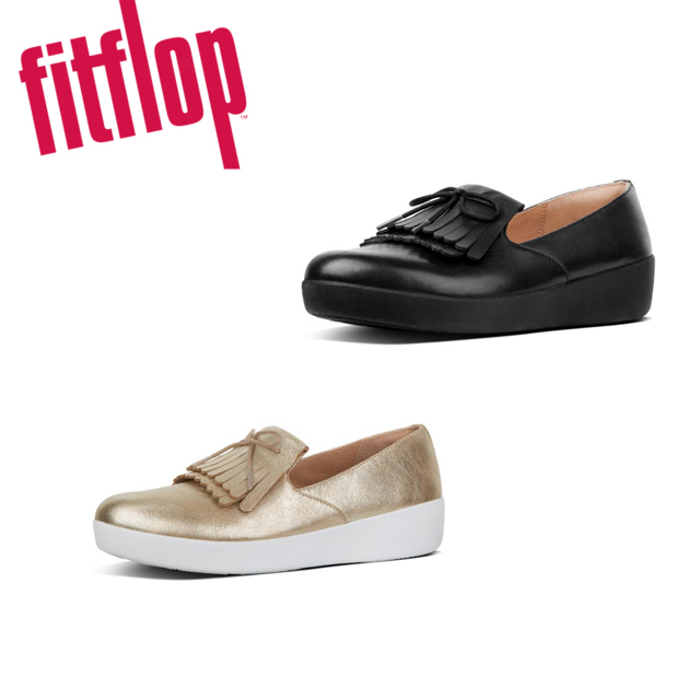 가성비 뛰어난 핏플랍 [Fitflop] Superskate Fringe Black 여성단화 추천해요