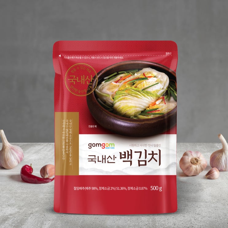 인기있는 곰곰 백김치, 500g, 1개 추천합니다