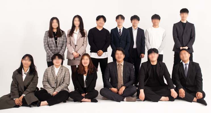  광주 대형호리존 '직원 단체사진' STUDIO SHIMO
