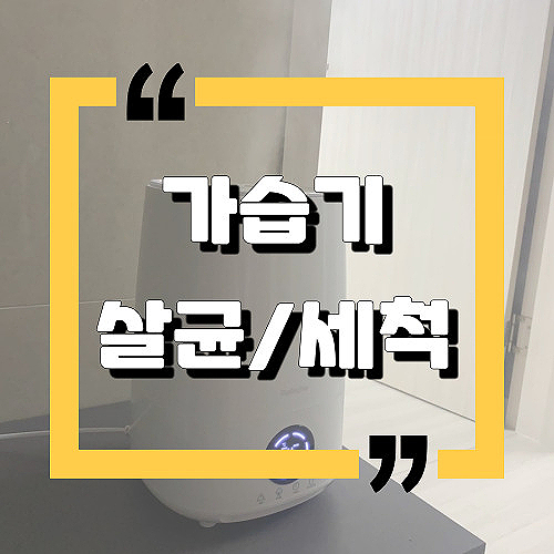  [생활꿀팁] 가습기 살균,소독 / 가습기 간단세척하기