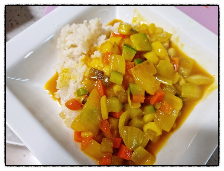 백종원 카레라이스보다 맛있음(고구마 사과 카레라이스)