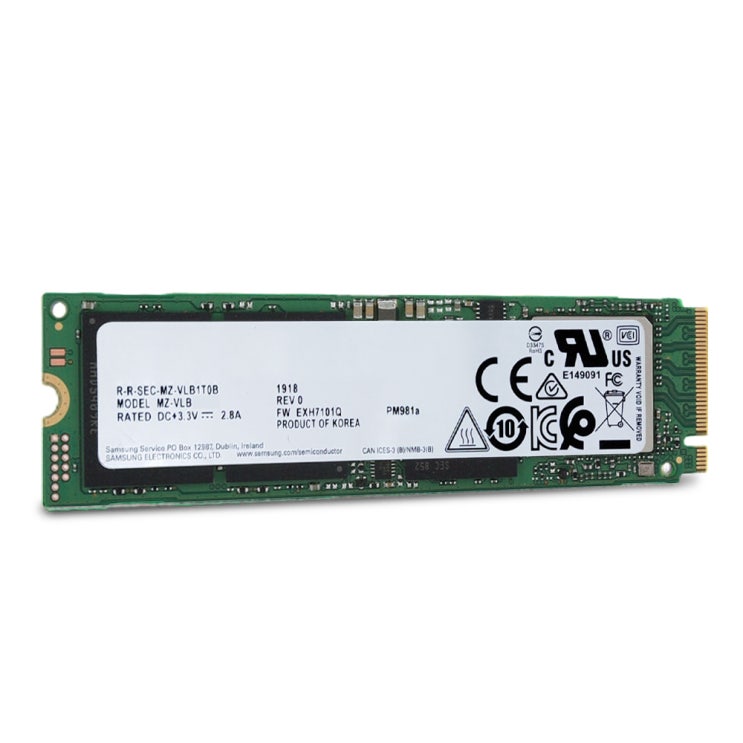 최근 인기있는 삼성전자 PM981a NVMe M.2 2280 SSD, MZ-VLB1T0B, 1TB ···