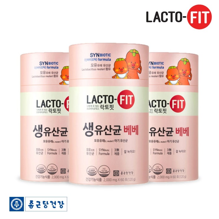 인기있는 락토핏 생유산균 베베 60포, 120g, 5개 ···