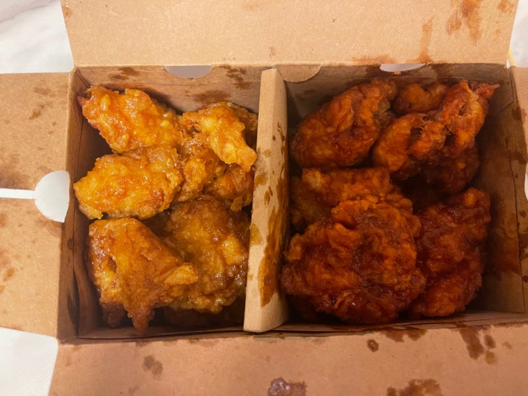교촌치킨 허니콤보 레드콤보 교촌레허반반순살