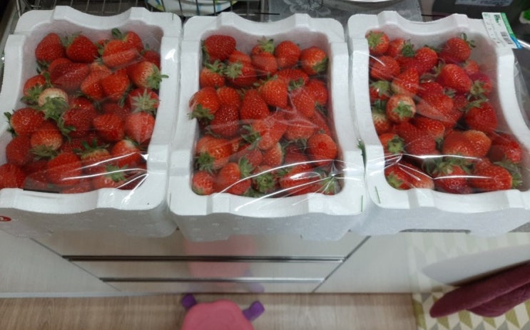  딸기쨈 만들기