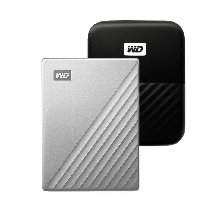 인기 급상승인 WD My Passport Ultra Type C 휴대용 외장하드 + 파우치, 1TB, 실버 추천해요