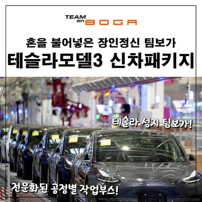  테슬라 모델3 신차패키지 스미스T2 틴팅과 필수카케어만 간단하게  진행하셨어요!