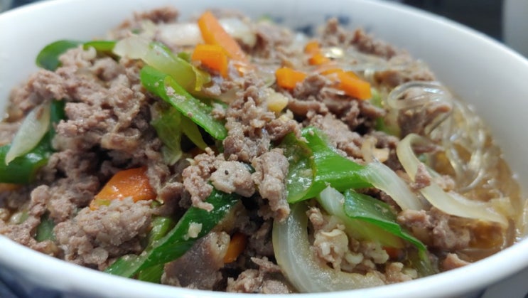  아빠표 요리, 아빠 요리 : 메이플 시럽으로 단맛을 배게한 뚝배기 불고기~ 건강 뚝불 만들기~