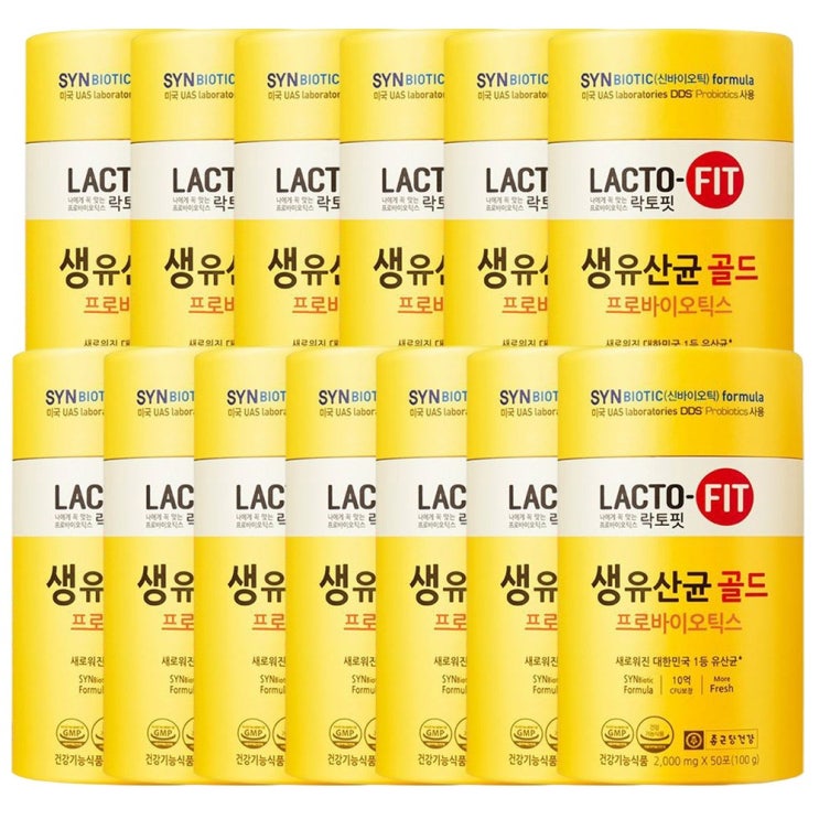 가성비 좋은 종근당건강 락토핏 생유산균 골드, 100g, 13개 ···