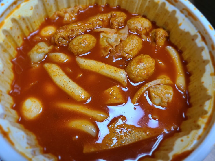  응급실 떡볶이 응떡 맵기 중상맛 지파이 추가하니 너무 맛있어요