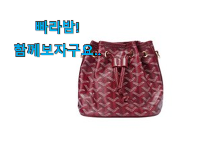  왜 인기있는지 알겠어요 고민끝에 선택 고야드 가방 갓템 이에요. 와이프도 좋아하네요