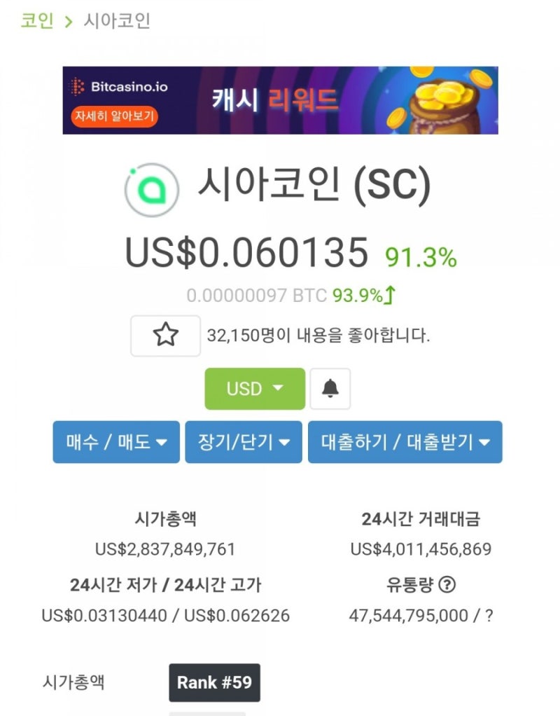 시아 코인 전망 및 호재,시세 : 네이버 블로그