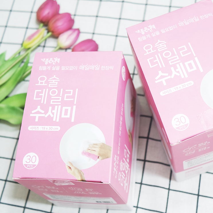  일회용수세미 거품잘나는 기분좋은선택 요술 데일리 수세미