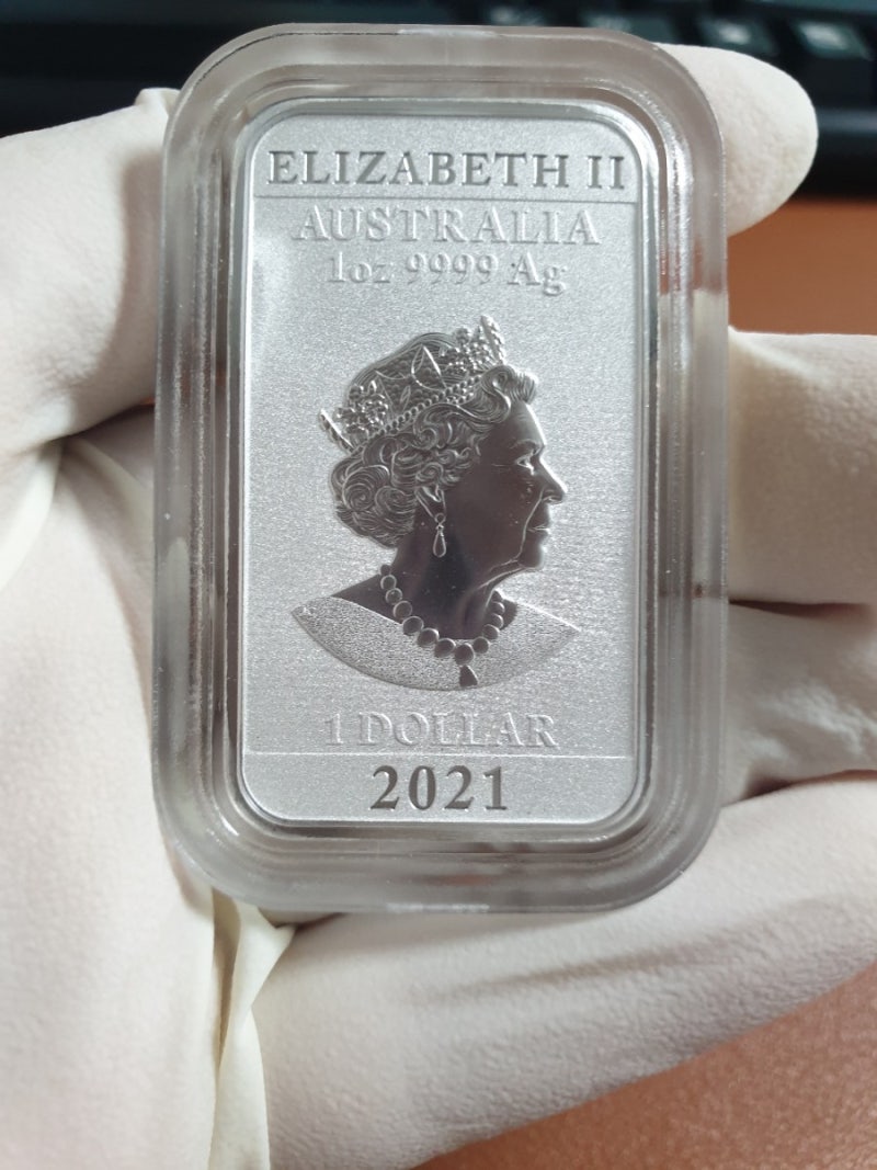 2021 Australia 1 oz Silver Dragon Rectangular Coin Bar 호주 퍼스민트 시그니처 드래곤 코인  실버바 코인스투데이 공구 후기 : 네이버 블로그