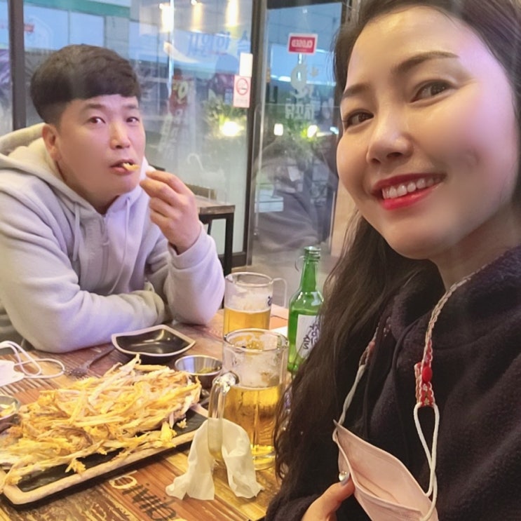  안산 초지동 먹태와 호프 맥주