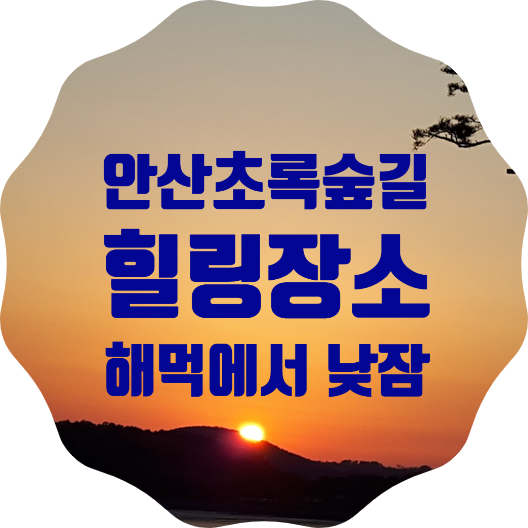  안산 초록숲길에서 즐기는 해먹에서의 낮잠