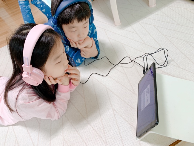  아이클레버  무선 헤드셋 키즈 헤드폰 남매둥이에게 딱~! 어린이날 선물 추천