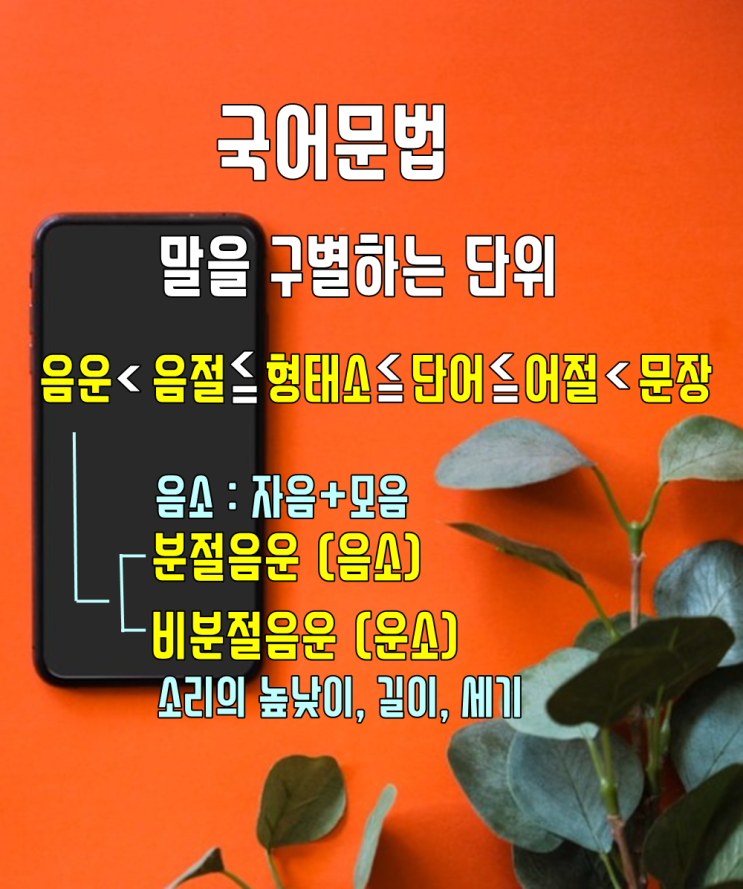  음소 vs 음운 차이 음절 어절 구분
