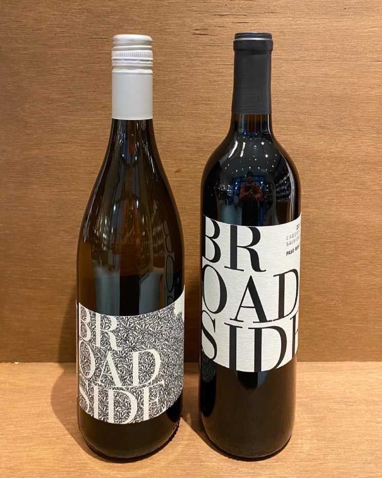  브로드사이드 센트럴 코스트 샤도네이, 파소 로블스 카베르네 쇼비뇽 - Broadside Central Coast, Paso Robles