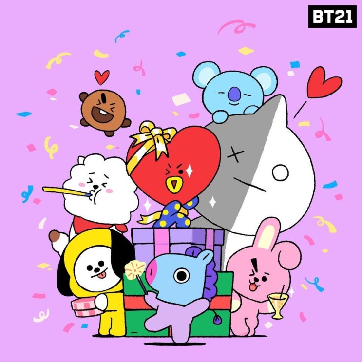 방탄소년단 캐릭터 / BTS BT21 / 라인네이버와 합작 캐릭터