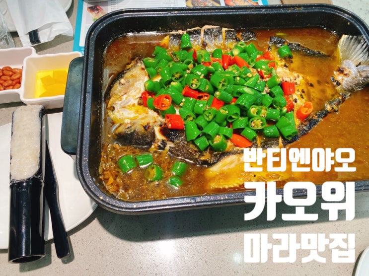 강남 마라 맛집 , 반티엔야오 카오위 , 사천요리 맛보세요!