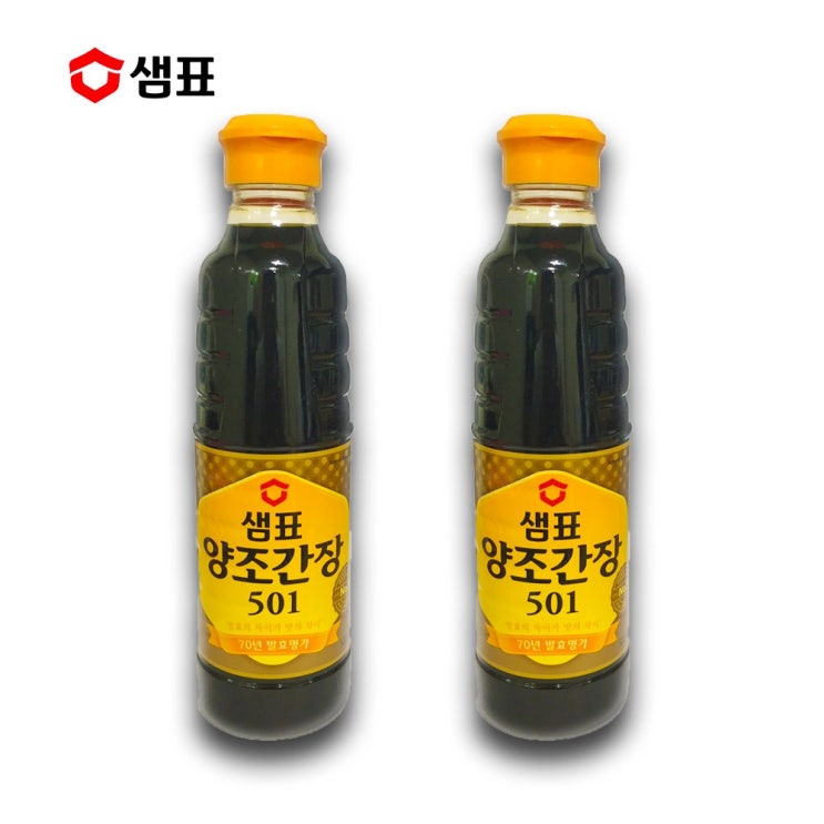 많이 찾는 예이니식품 샘표 양조간장 501 한정행사 2개(500mlx2개)소스양념콩발효조선재래, 2개, 500ml ··· 많이 찾는 예이니식품 샘표 양조간장 501 한정행사 2개(500mlx2개)소스양념콩발효조선재래, 2개, 500ml ···