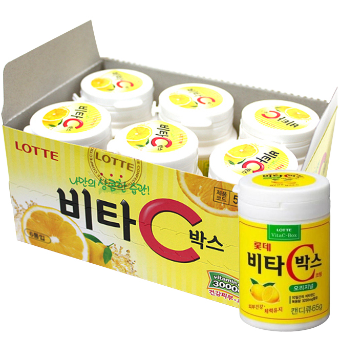 인기 급상승인 롯데제과 비타C박스, 65g, 6개입 좋아요