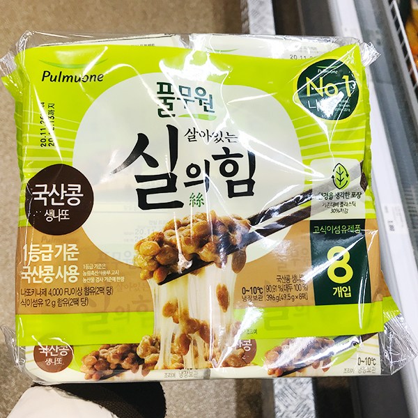 갓성비 좋은 풀무원 실의힘 국산콩 생나또 49.5gx8개, 단품, 단품 추천합니다 갓성비 좋은 풀무원 실의힘 국산콩 생나또 49.5gx8개, 단품, 단품 추천합니다