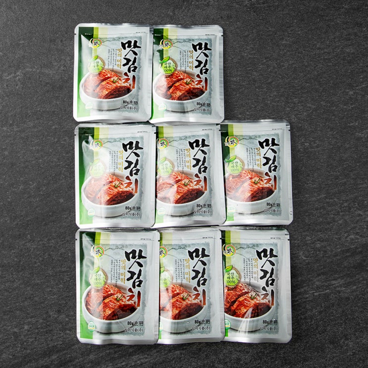 선호도 좋은 일미식품 맛김치, 80g, 8봉 좋아요 선호도 좋은 일미식품 맛김치, 80g, 8봉 좋아요