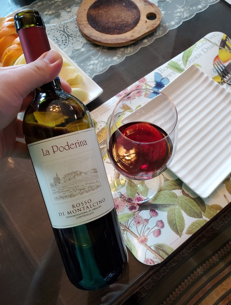  La Poderina Rosso Di Montalcino 2019, 라 포데리나 로쏘 디 몬탈치노