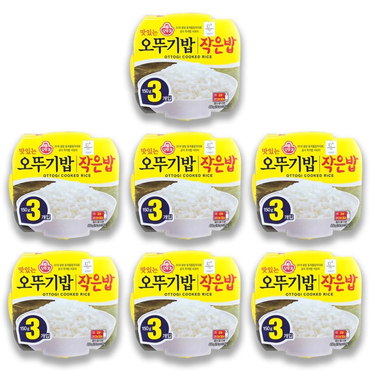 최근 인기있는 오뚜기 맛있는 작은밥, 150g, 21개 추천해요