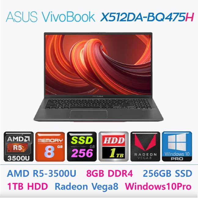 인기 많은 ASUS X512DA-BQ475 (Windows10 Pro 포함), 8GB, SSD 256GB+HDD1TB, Windows10 Pro 추천해요