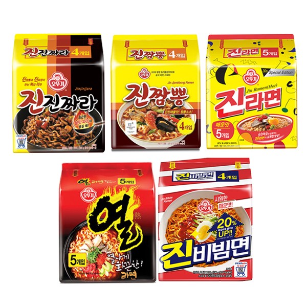 갓성비 좋은 오뚜기 봉지라면 진진짜라 4P+진짬뽕4P+진라면 매운맛5P+열라면5P+진비빔면4P, 22개 ··· 갓성비 좋은 오뚜기 봉지라면 진진짜라 4P+진짬뽕4P+진라면 매운맛5P+열라면5P+진비빔면4P, 22개 ···