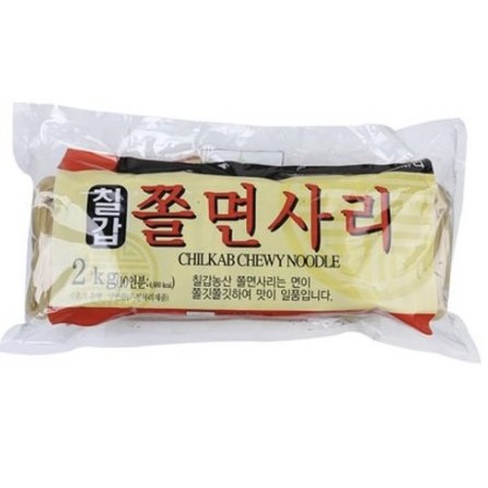 리뷰가 좋은 칠갑농산 쫄면사리, 2kg, 4개입 추천해요