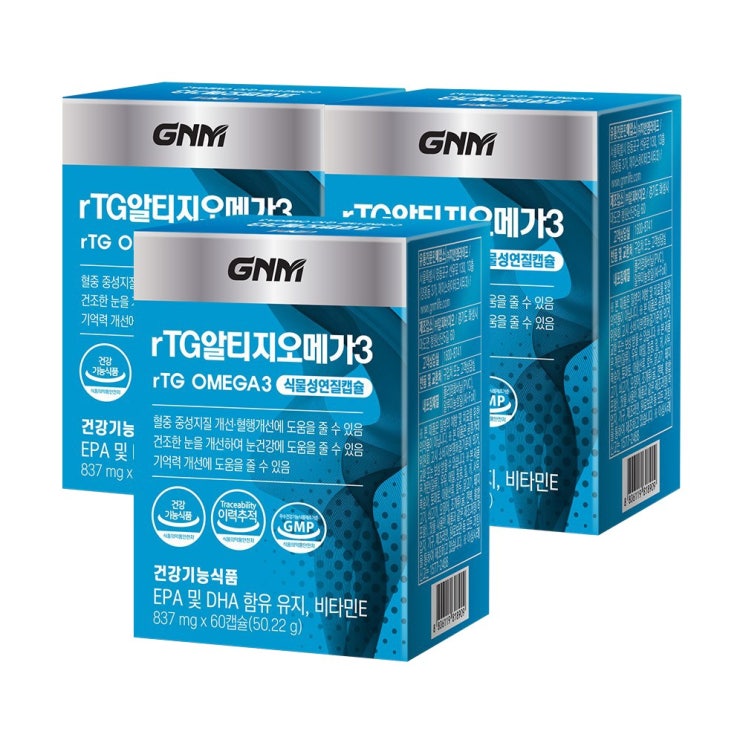인기있는 GNM자연의품격 rTG 알티지 오메가3, 60캡슐, 3개 좋아요 인기있는 GNM자연의품격 rTG 알티지 오메가3, 60캡슐, 3개 좋아요