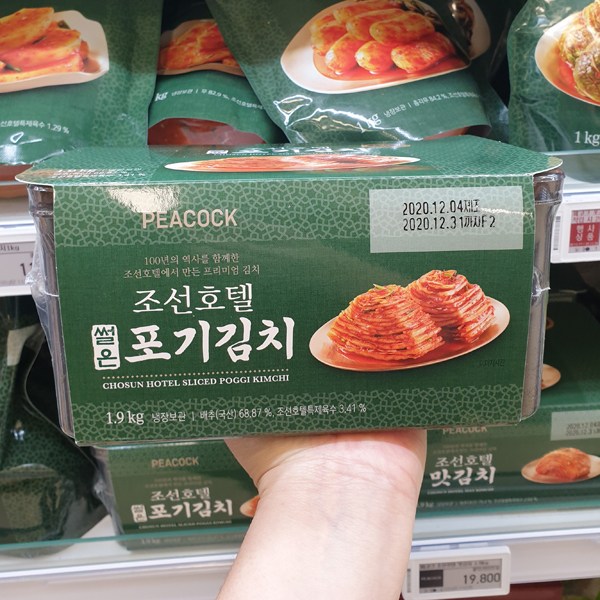 가성비 좋은 피코크 조선호텔 맛김치 1.9kg, 단품, 단품 추천합니다